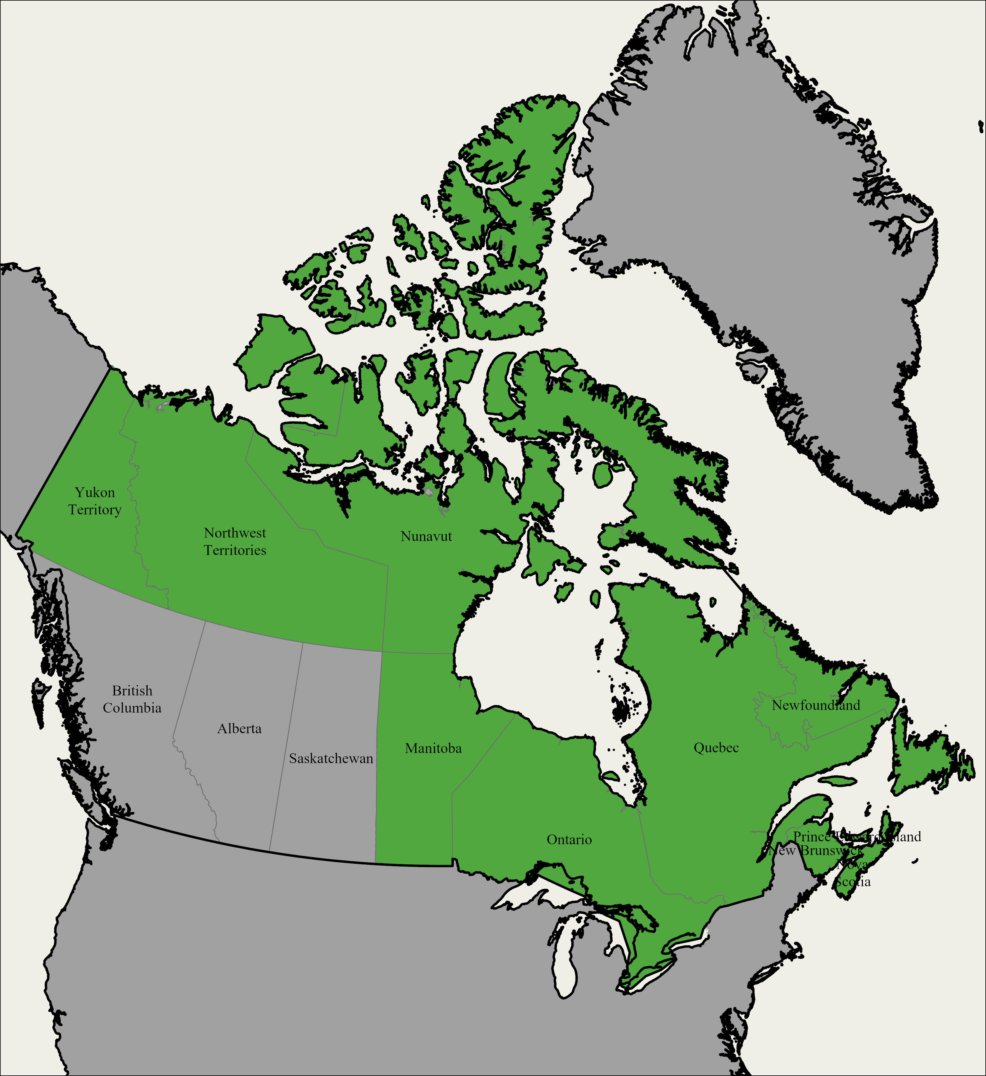 Canadian Mission Map 1925